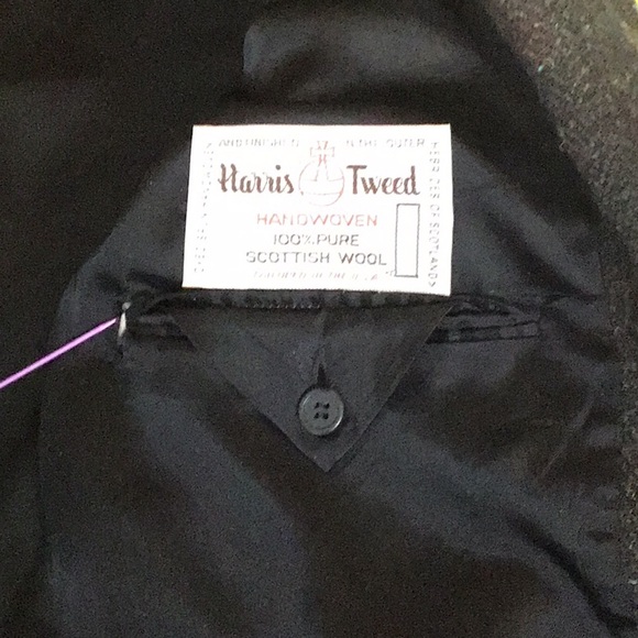 Orvis Harris Tweed ladies handwoven, Scottish wool vintage blazer made in USA - Picture 8 of 14